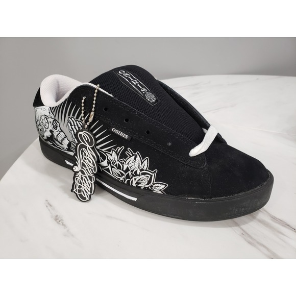 NEW 8.5 Osiris Serve x Maxx242 Praying Skull Hands Skateboarding Shoes Men's - Picture 2 of 9